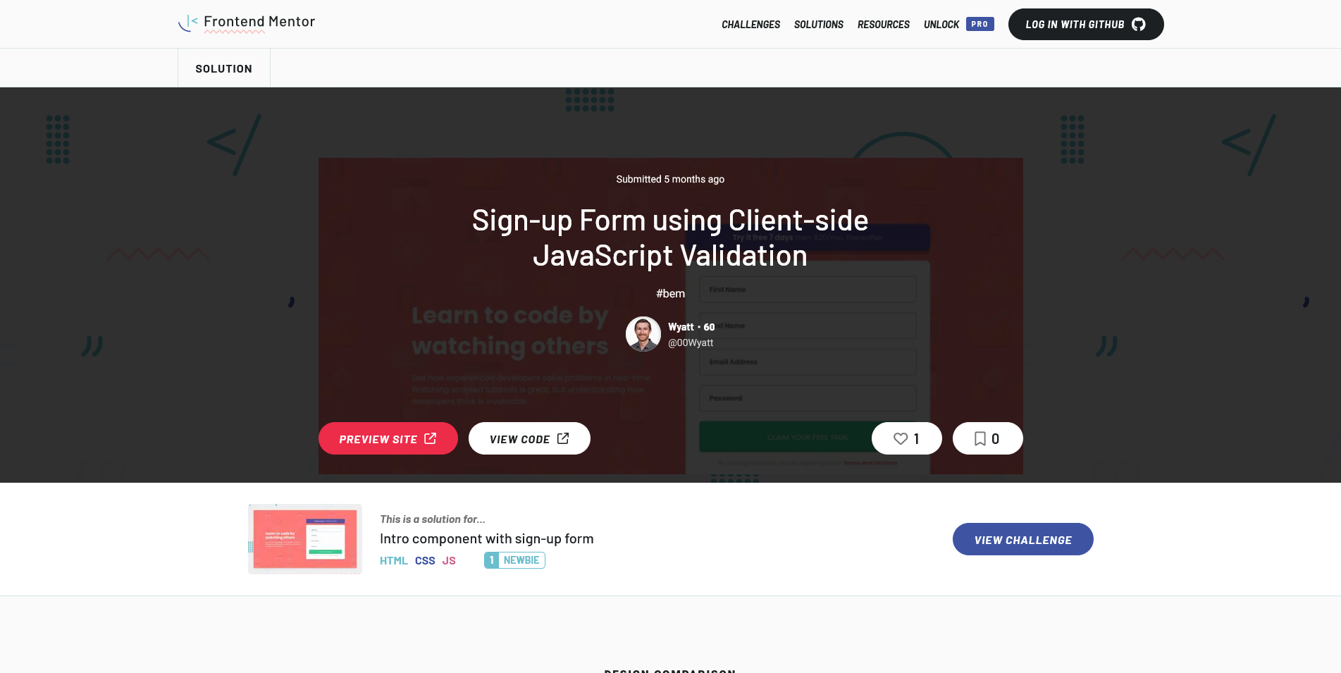 Frontend Mentor project screenshot.
